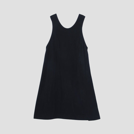 GLAZED COTTON CUPRA DRESS