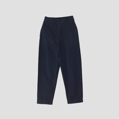 GARMENT DYE CANVAS TROUSERS