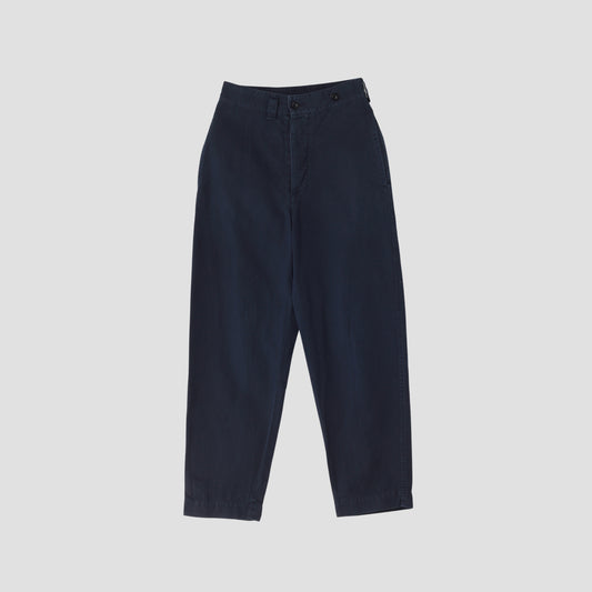 GARMENT DYE CANVAS TROUSERS