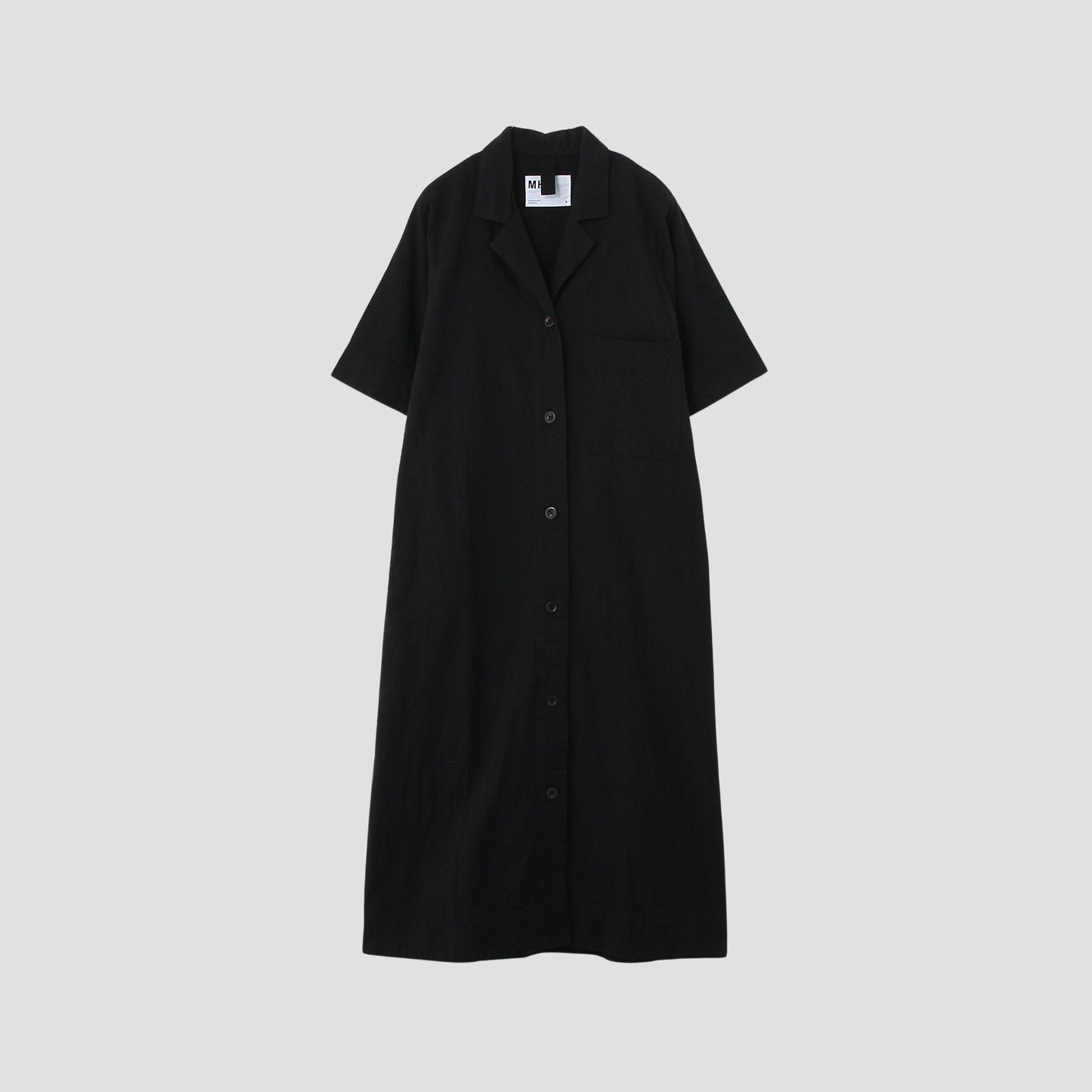LINEN COTTON PLAINWEAVE DRESS