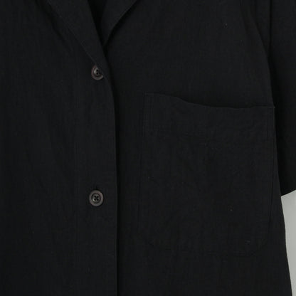 LINEN COTTON PLAINWEAVE DRESS