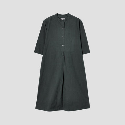 STIFF COTTON POPLIN DRESS