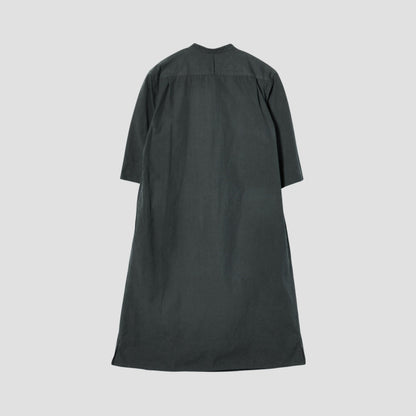 STIFF COTTON POPLIN DRESS