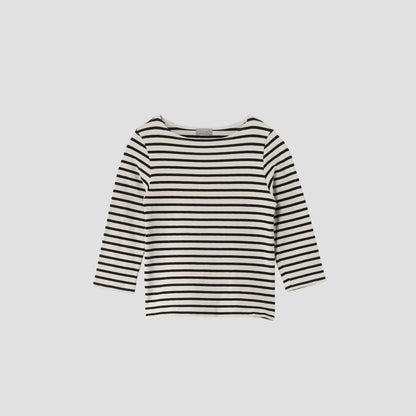 COTTON PARALLEL STRIPE JERSEY