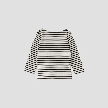 COTTON PARALLEL STRIPE JERSEY