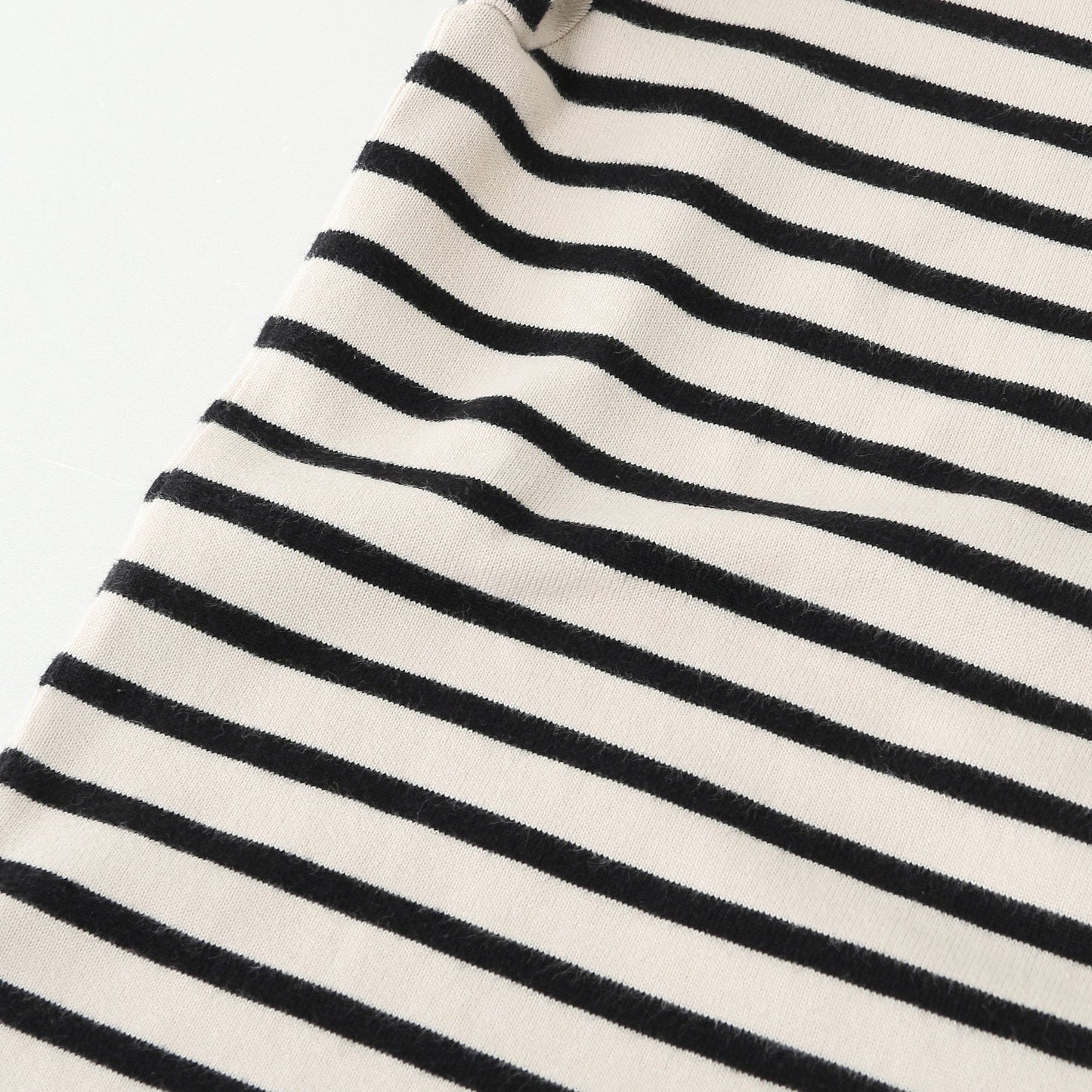 COTTON PARALLEL STRIPE JERSEY