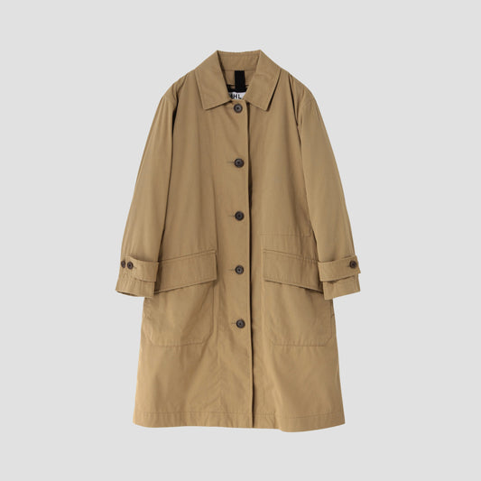PROOFED COTTON NYLON TWILL COAT