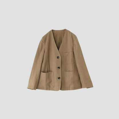 PLAIN LINEN JACKET