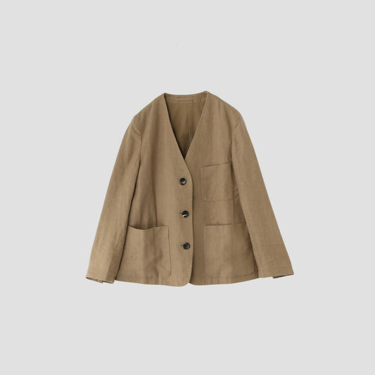 PLAIN LINEN JACKET