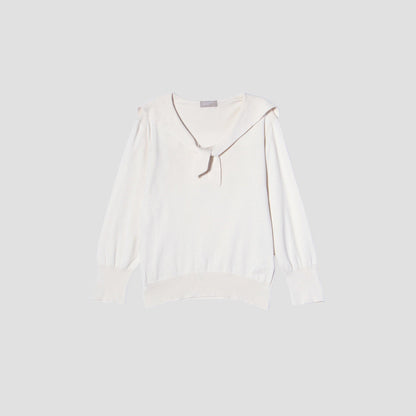 SAILOR COLLAR JUMPER KNIT