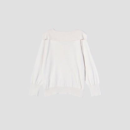 SAILOR COLLAR JUMPER KNIT