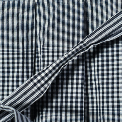 GINGHAM OVERCHECK COTTON SKIRT