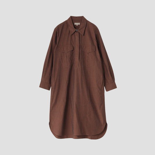 YARN DYE SILK COTTON DRESS