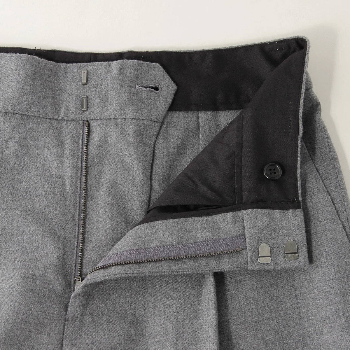 FLANNEL WOOL TROUSERS