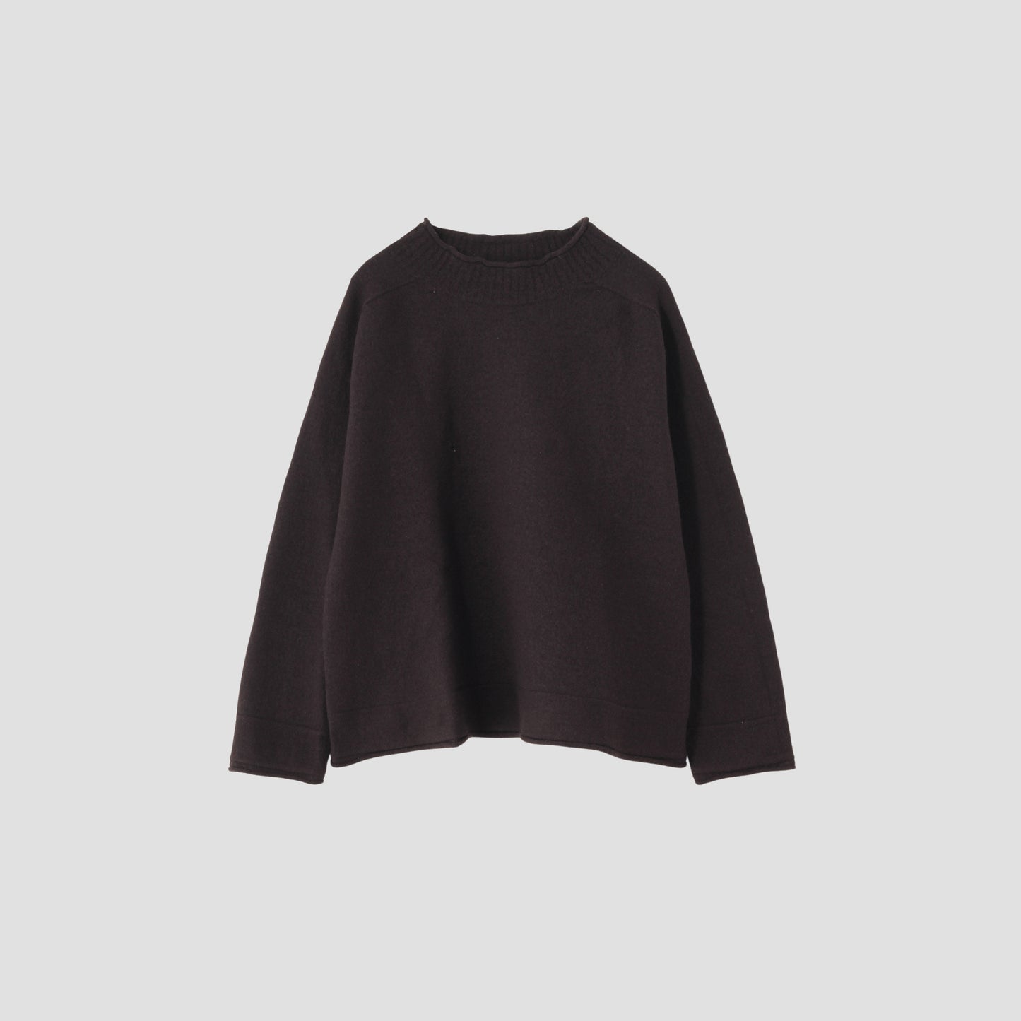 FELTED ROUGH WOOL KNIT