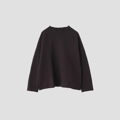 FELTED ROUGH WOOL KNIT