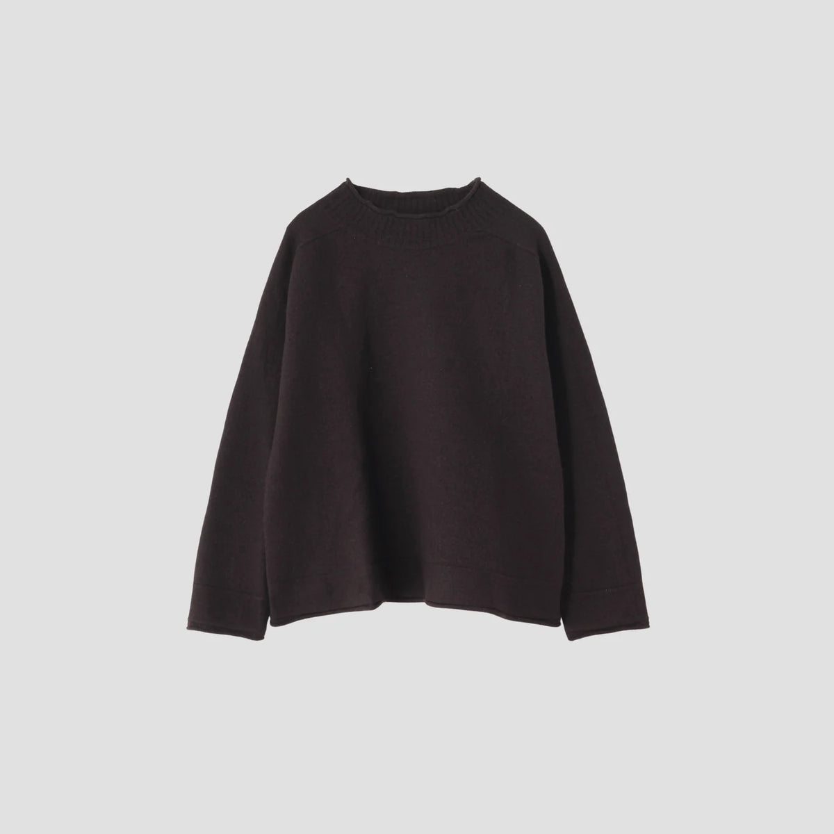 FELTED ROUGH WOOL KNIT