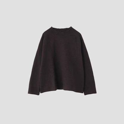 FELTED ROUGH WOOL KNIT