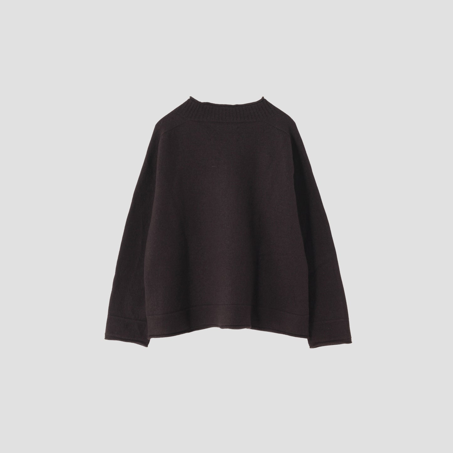 FELTED ROUGH WOOL KNIT