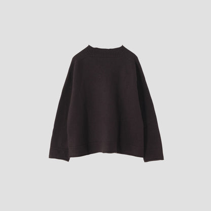 FELTED ROUGH WOOL KNIT