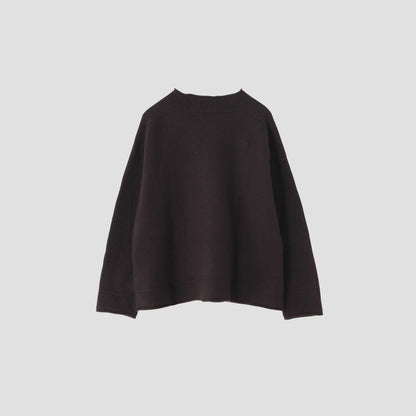 FELTED ROUGH WOOL KNIT