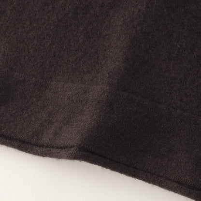 FELTED ROUGH WOOL KNIT