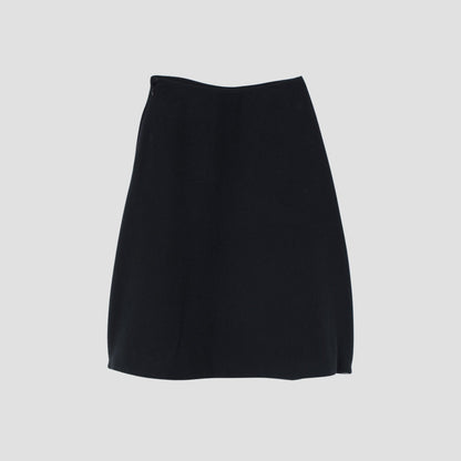 TINY HERRINGBONE WOOL SKIRT
