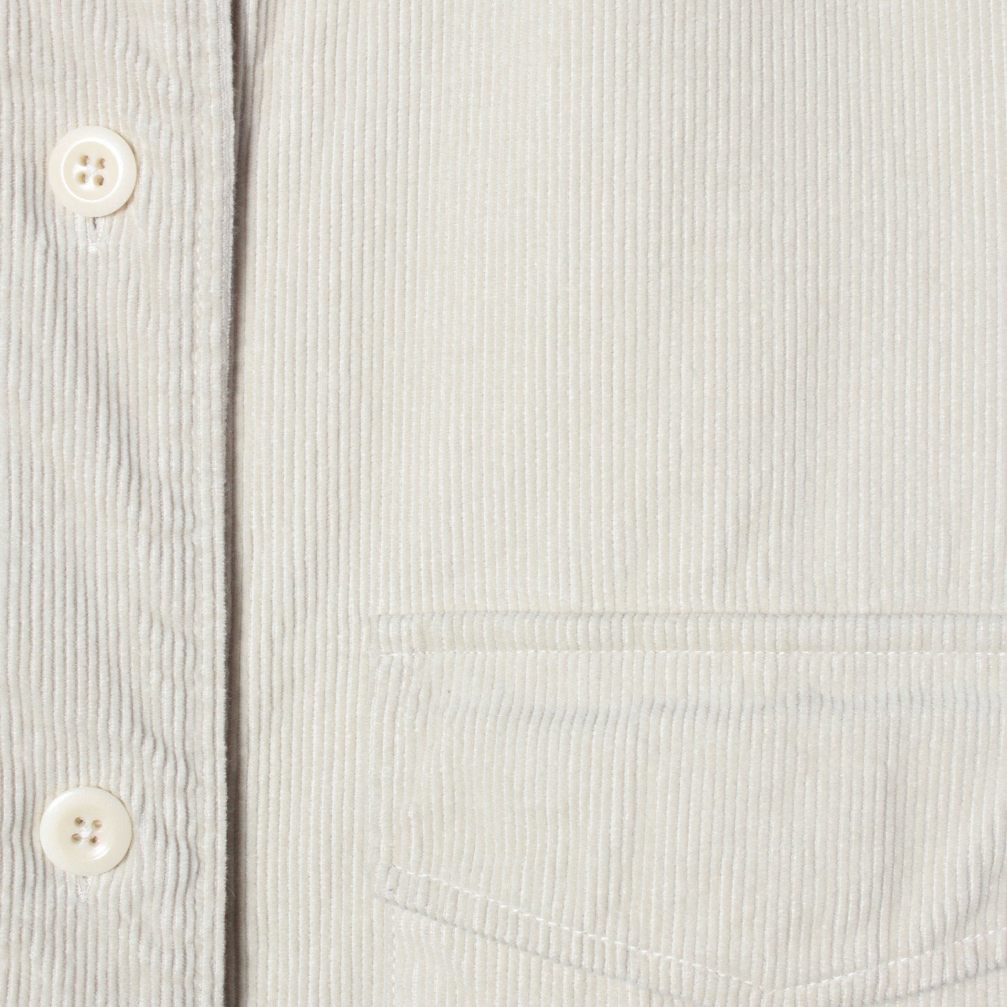 DRY COTTON NEEDLECORD SHIRT