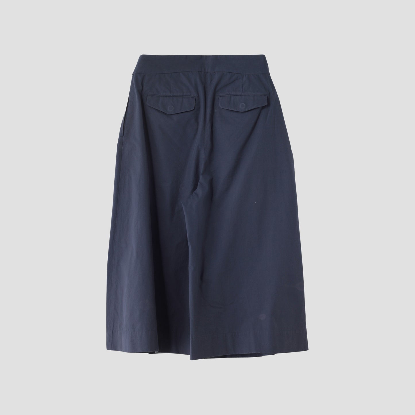 WASHED COTTON POPLIN TROUSERS
