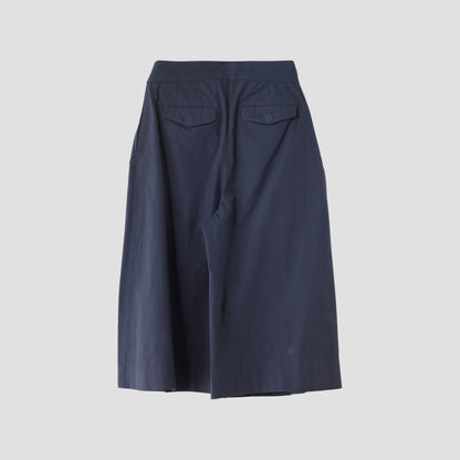 WASHED COTTON POPLIN TROUSERS
