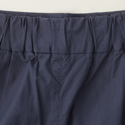 WASHED COTTON POPLIN TROUSERS