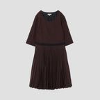 FINE WOOL GABARDINE DRESS