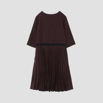 FINE WOOL GABARDINE DRESS