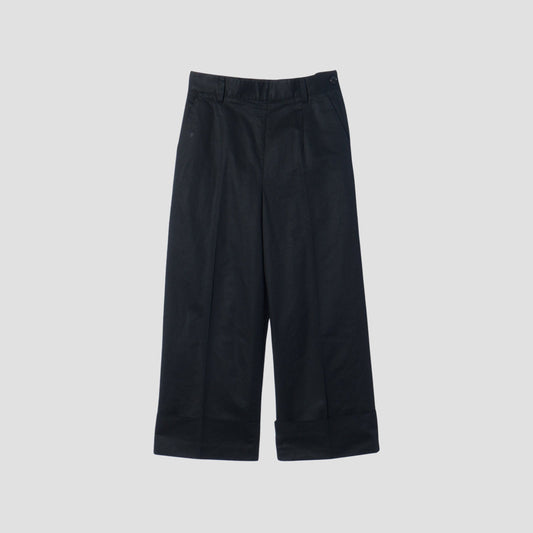 LIGHT COTTON LINEN TWILL TROUSERS