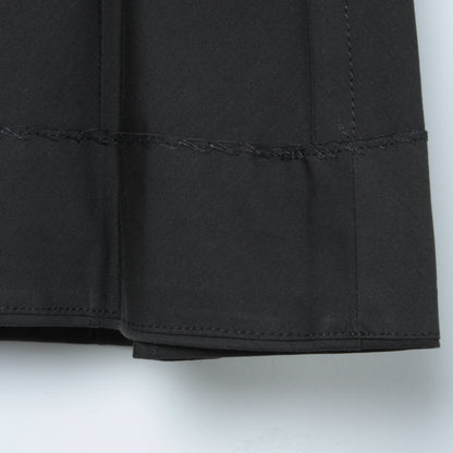COTTON SILK POPLIN SKIRT