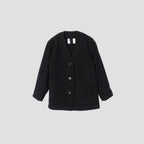 FELTED WOOL TWILL BLOUSON