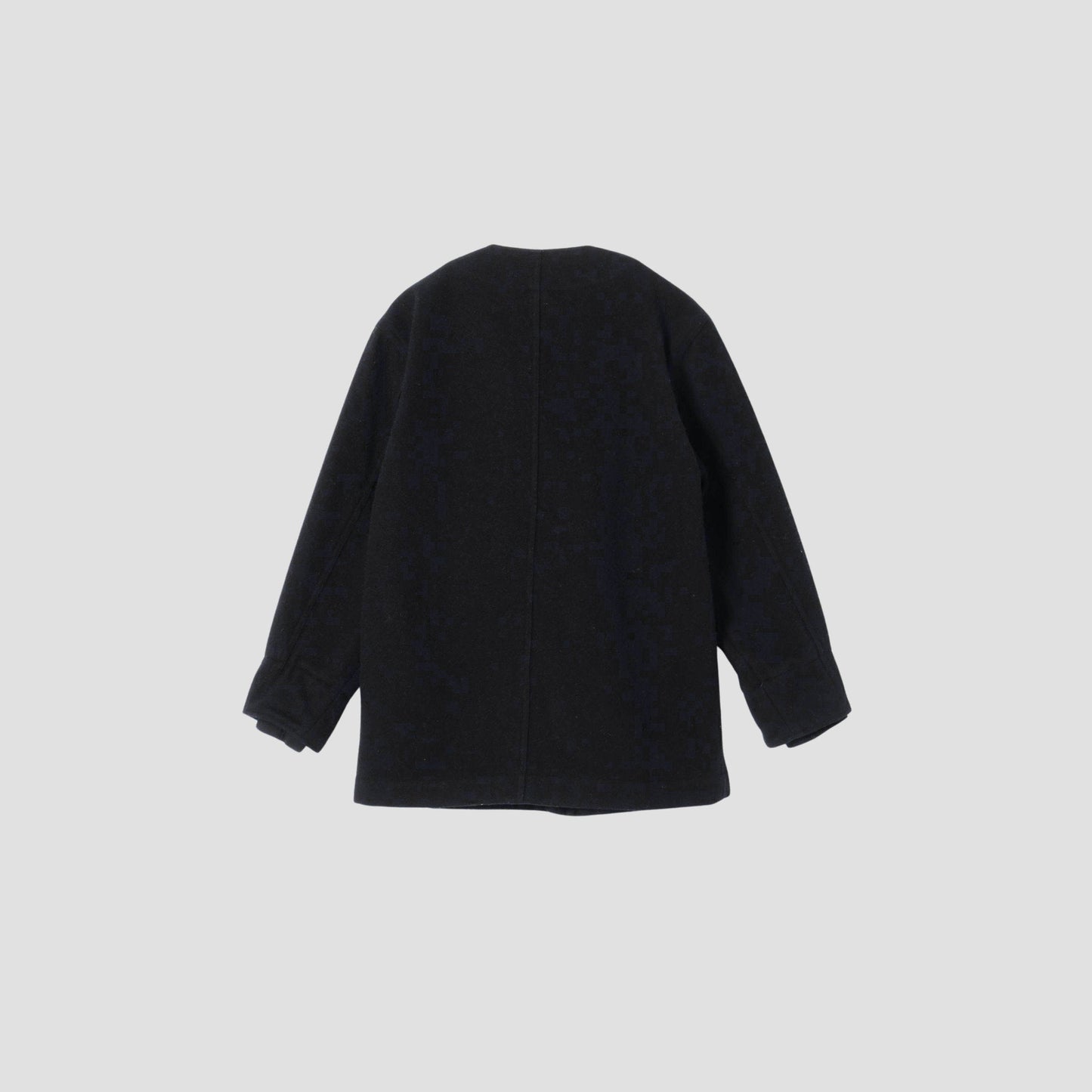 FELTED WOOL TWILL BLOUSON