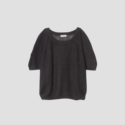 RIBBED LINEN KNIT