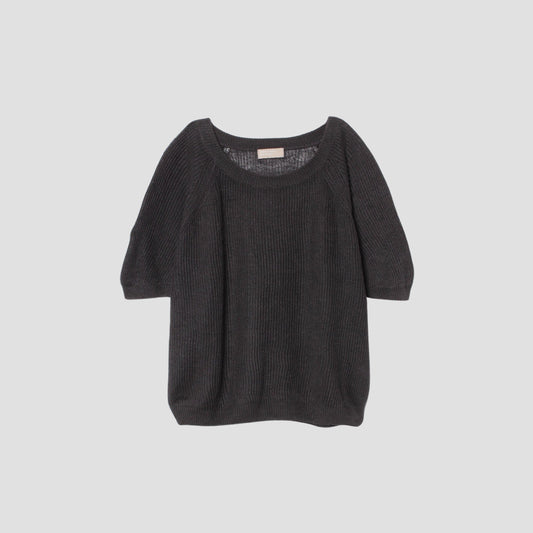 RIBBED LINEN KNIT