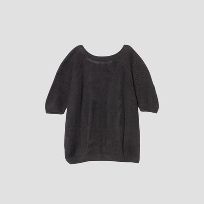 RIBBED LINEN KNIT