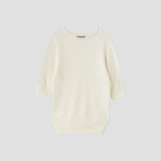 CAST OFF ROLL NECK KNIT
