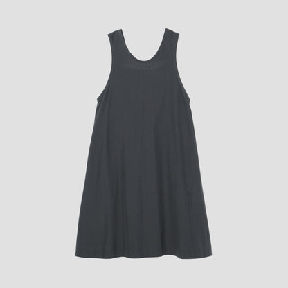 SILK COTTON POPLIN DRESS