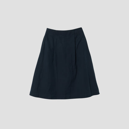 COTTON LINEN OXFORD SKIRT