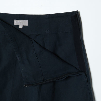 COTTON LINEN OXFORD SKIRT