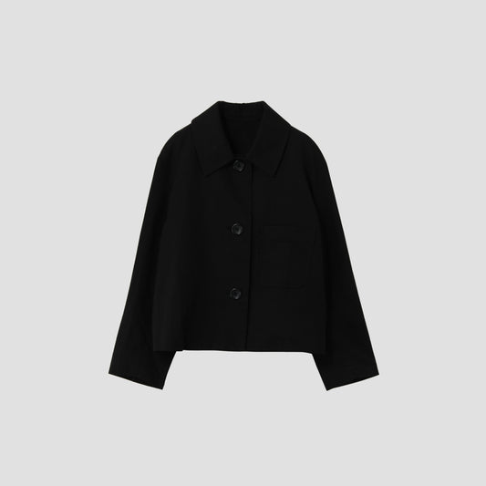 LINEN COTTON TWILL JACKET