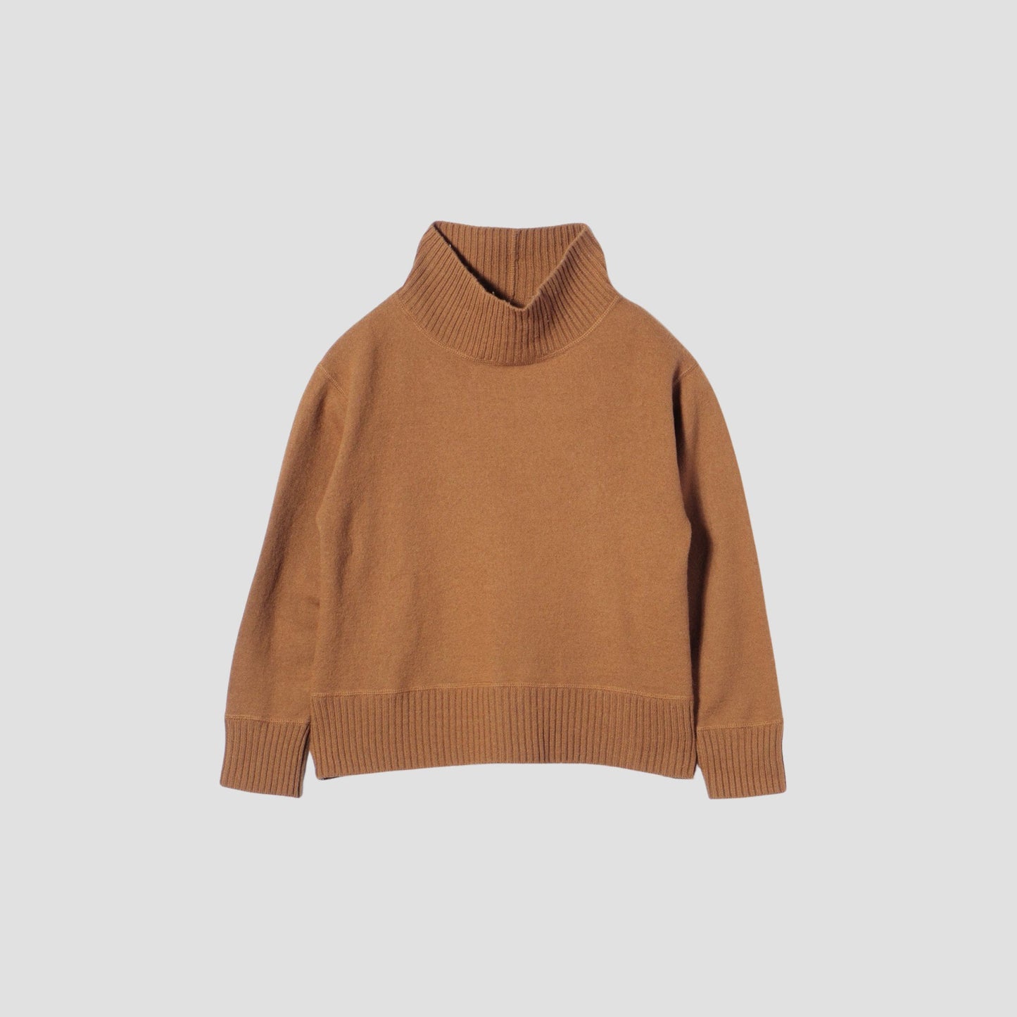 FELTED ROUGH WOOL KNIT