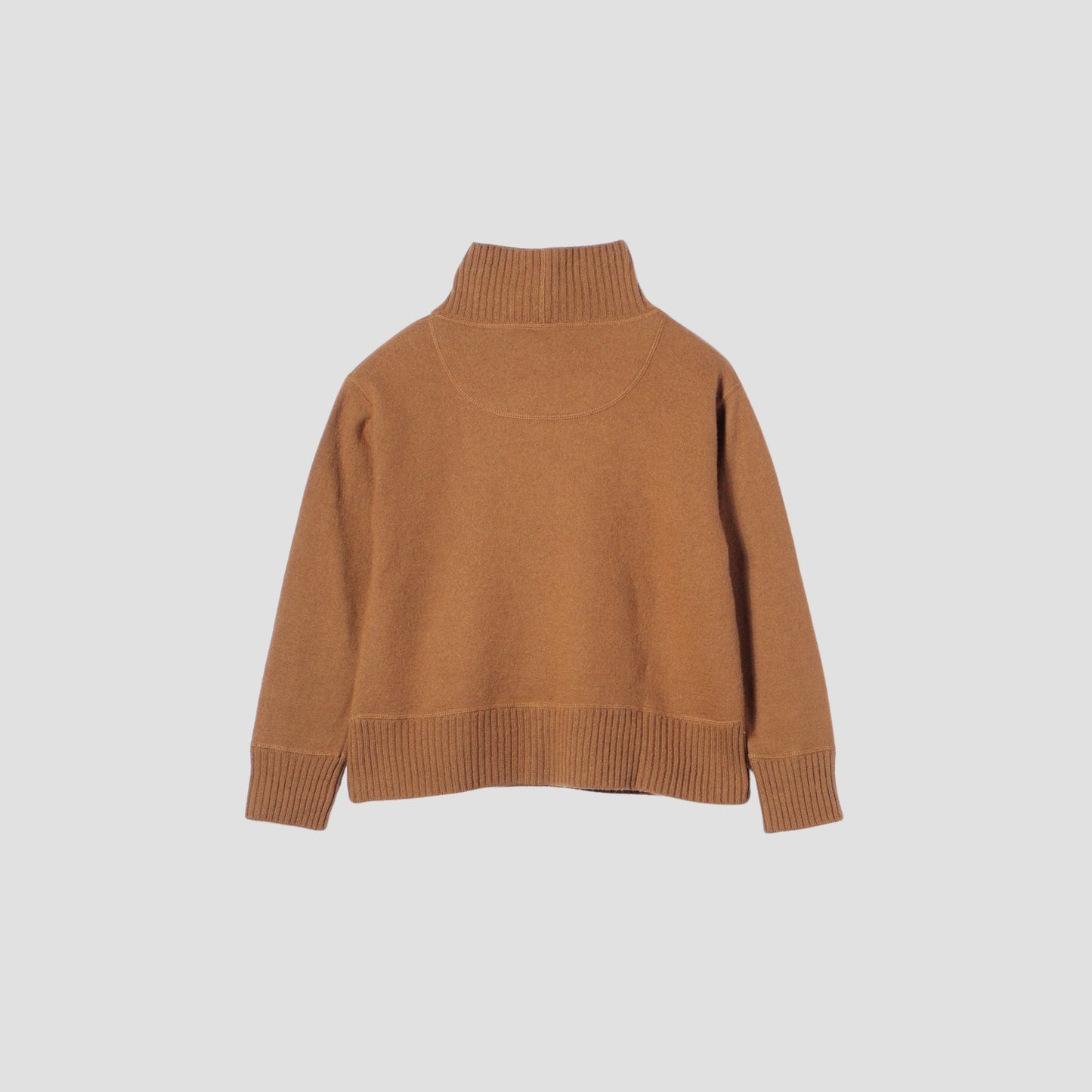 FELTED ROUGH WOOL KNIT