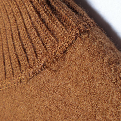 FELTED ROUGH WOOL KNIT