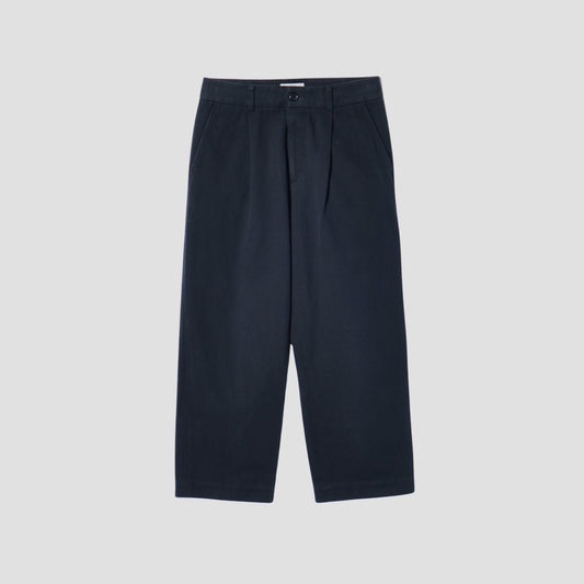 COTTON TWILL TROUSERS