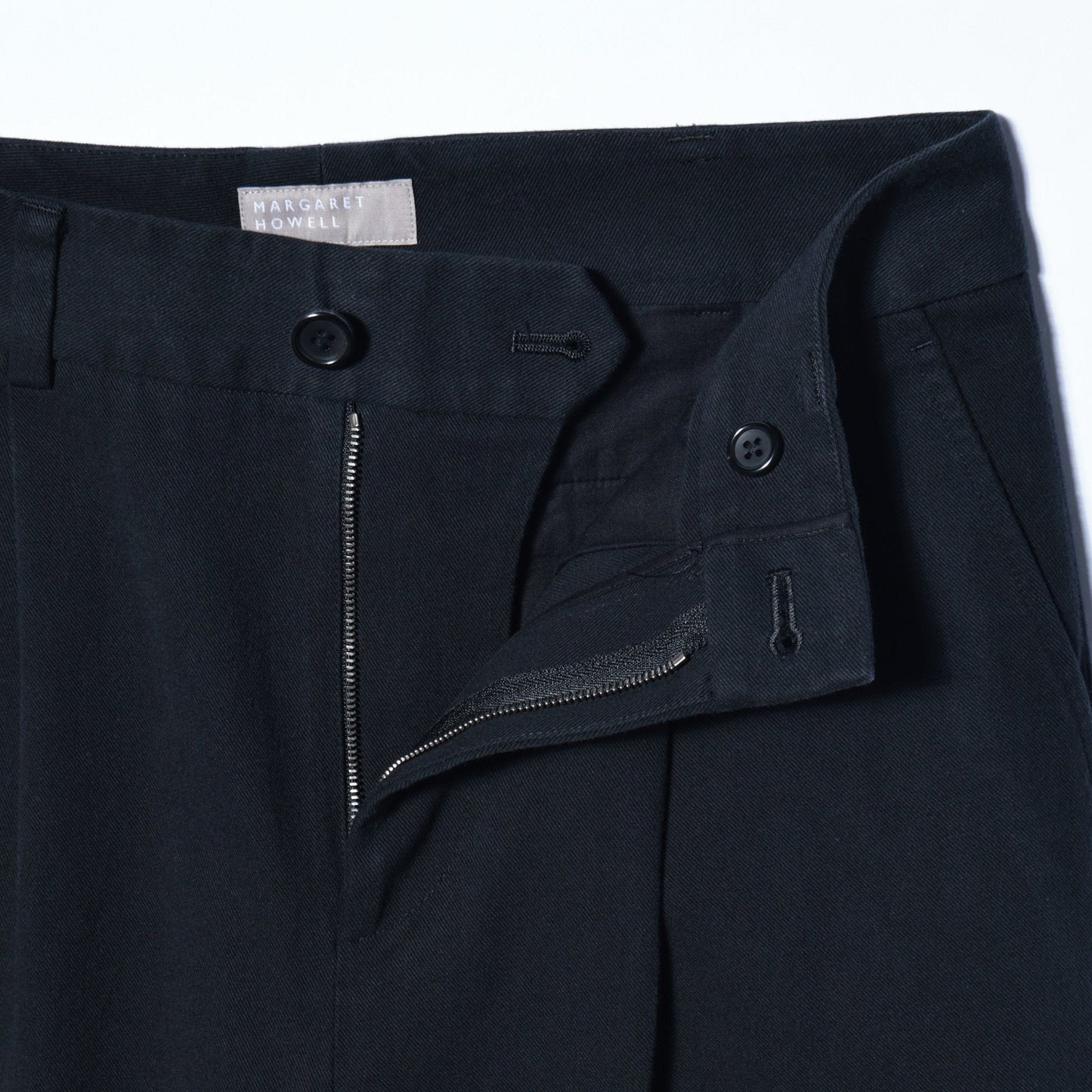 COTTON TWILL TROUSERS
